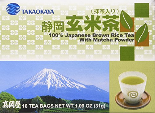 0798527115962 - TAKAOKAYA JAPANESE BROWN RICE TEA WITH MATCHA POWDER (GENMAI CHA)