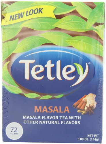 0798527145396 - TETLEY TEA, MASALA, 72 COUNT TEA BAG