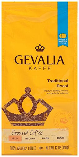 0798527183244 - GEVALIA TRADITIONAL ROAST COFFEE, MILD, GROUND, 12 OUNCE