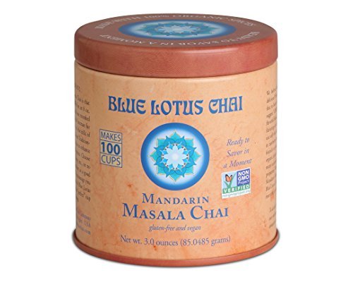 0798527242866 - BLUE LOTUS MANDARIN MASALA CHAI - 3 OZ TIN (100 CUPS) BY BLUE LOTUS CHAI