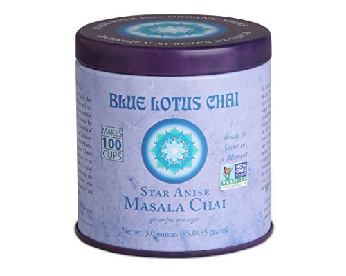 0798527242897 - BLUE LOTUS STAR ANISE MASALA CHAI - 3OZ TIN (100 CUPS) BY BLUE LOTUS CHAI