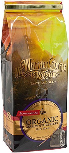0798527271514 - MT. WHITNEY COFFEE ROASTERS: 12 OZ, USDA CERTIFIED ORGANIC MAMMOTH ESPRESSO, DARK ROAST, ESPRESSO GRIND COFFEE BY MT. WHITNEY COFFEE ROASTERS