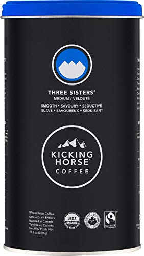 0798527307688 - KICKING HORSE WHOLE BEAN COFFEE THREE SISTERS -- 12.3 OZ