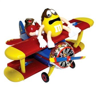 0798527479057 - MMS TOY AIRPLANE CHOCOLATE CANDY DISPENSER PLASTIC