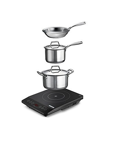 0798527596730 - TRAMONTINA 6 PIECE PORTABLE COOKTOP INDUCTION COOKING SYSTEM BY TRAMONTINA