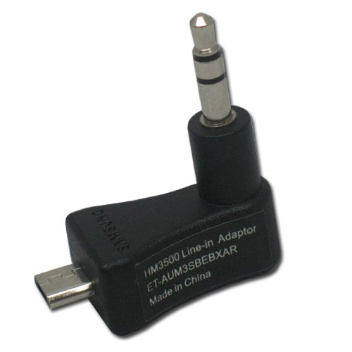 0798561393982 - SAMSUNG ET-AUM3SBEBXAR MICRO USB TO 3.5MM MALE LINE-IN ADAPTER