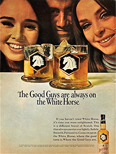 0798578820839 - 1967 VINTAGE MAGAZINE ADVERTISEMENT WHITE HORSE BLENDED SCOTCH WHISKY
