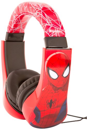 0798631723046 - SPIDERMAN KID SAFE OVER THE EAR HEADPHONE W/ VOLUME LIMITER, STYLES MAY VARY