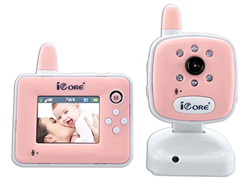 0798711374120 - SAFETY VIDEO BABY MONITOR, LONG RANGE VIDEO AND AUDIO BABY MONITOR TEMPERATURE SENSOR FOR BABIES (PINK)
