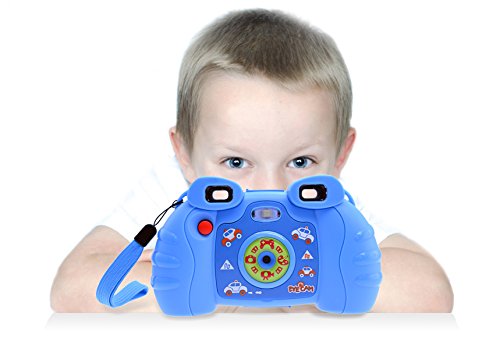 0798711374144 - SMART CAMERA DIGITAL, DURABLE ELECTRIC HANDHELD GAME KIDS CAMERA WITH PHOTO EFFECTS SCREEN RECORDER, 5 IN 1 PHOTOVOICE PHOTO CAMERA FOR BOYS AND GIRLS, (BLUE)