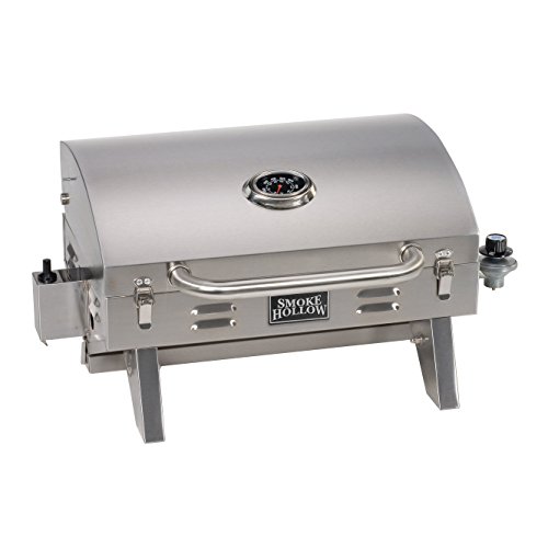 0798753221505 - 205 STAINLESS STEEL TABLETOP LP GAS GRILL