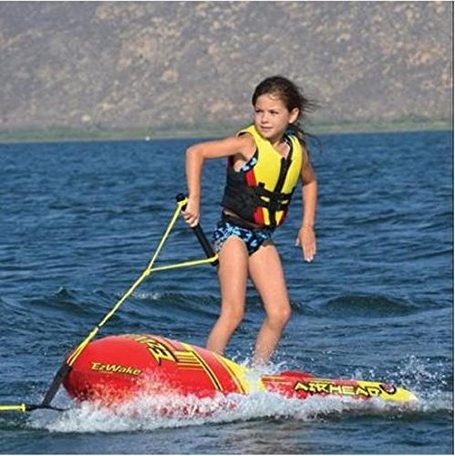0798753224803 - AIRHEAD EZ WAKE TRAINER INFLATABLE TOWABLE BODY BOARD SKI TRAINER AND BODY BOARD IN 1