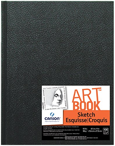 0798804684648 - CANSON ARTIST SERIES HARD BOUND SKETCH BOOK, 216 PAGES, 8.5 BY 11-INCH