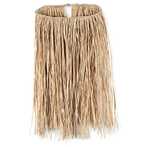 0798804702496 - KING SIZE RAFFIA HULA SKIRT (NATURAL) PARTY ACCESSORY (1 COUNT) (1/PKG)