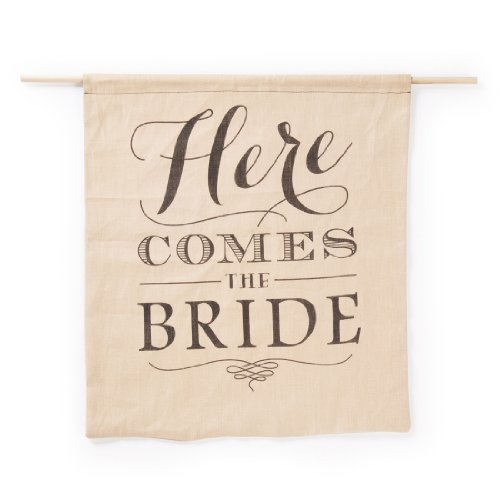 0798804889890 - HORTENSE B. HEWITT RUSTIC HERE COMES THE BRIDE SIGN