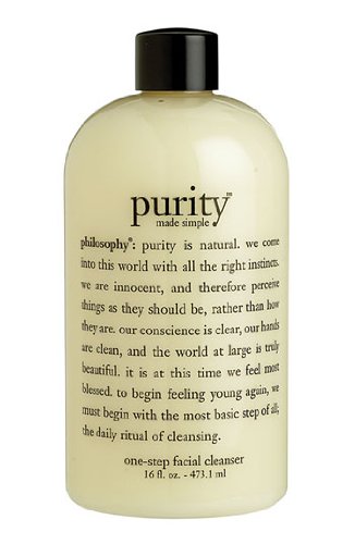 0798813118639 - PHILOSOPHY PURITY MADE SIMPLE ONE-STEP FACIAL CLEANSER 2OZ/59.2ML