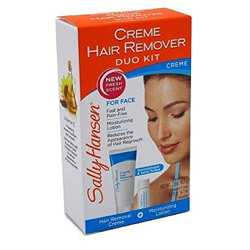 0798813539243 - SALLY HANSEN CREME HAIR REMOVER KIT FOR FACE, LIP AND CHIN (CASE OF 6)