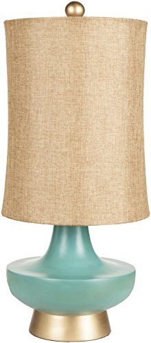 0799198032985 - SURYA LMP-1039 TABLE LAMP, 27 BY 12.5 BY 12.5-INCH, AGED TURQUOISE