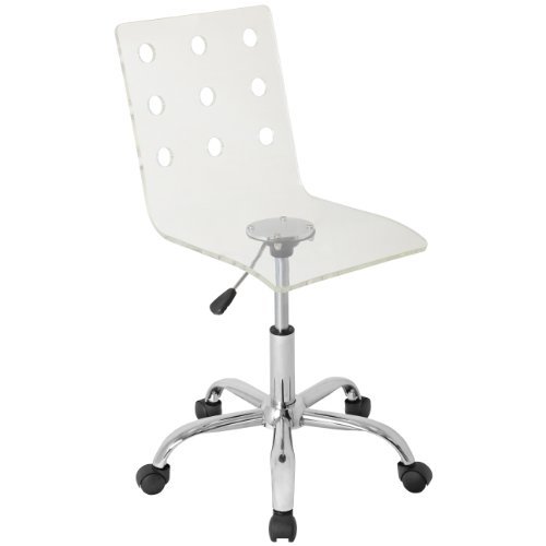 0799198079591 - LUMISOURCE SWISS OFFICE CHAIR - CLEAR BY LUMISOURCE
