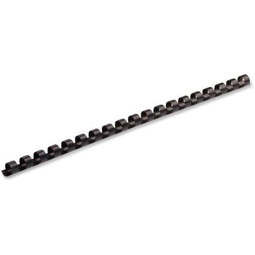 0799198640081 - FELLOWES PLASTIC COMB BINDING SPINES, 5/16 INCH DIAMETER, BLACK, 40 SHEETS, 100 PACK