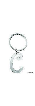 0799198870778 - LARGE INITIAL KEY RING - C BY GANZ