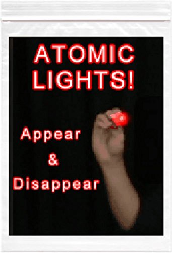 0799205686262 - ATOMIC LIGHTS: EASY LIGHT UP MAGIC TRICK ACCESSORY KIT. APPEARS & DISAPPEARS. BUY AMAZING CLOSE UP ILLUMINATING THUMB TIP TRICK. LIGHT UP TOY. STAGE GIMICK. NOVELTY GAG PRANK, BEGINNER'S, KIDS 13+