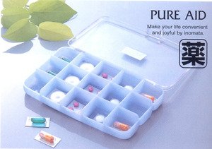 0799227922041 - JAPANESE 15 COMPARTMENT SUPPLEMENT PILL CASE #0096