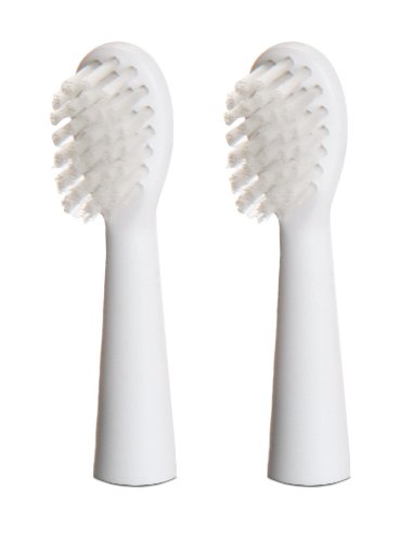 0799289806310 - VIOLIFE 2TB ROCKEE REPLACEMENT TOOTHBRUSH HEADS, WHITE, 2 COUNT