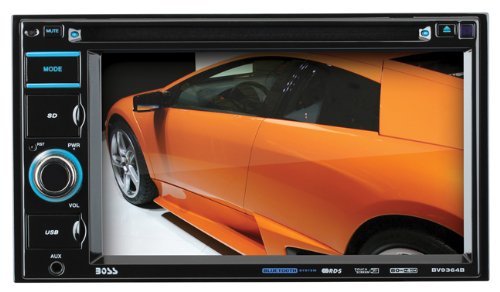 0799395960869 - BOSS AUDIO BV9364B DOUBLE-DIN 6.2 INCH TOUCHSCREEN DVD PLAYER RECEIVER, BLUETOOTH, WIRELESS REMOTE