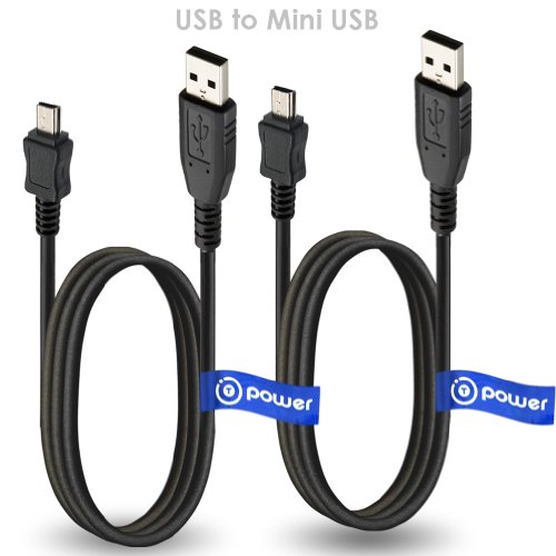 0799418649054 - 2 X PCS T-POWER USB CABLE FOR MAGELLAN MAESTRO ROADMATE GPS REPLACEMENT SPARE POWER CORD CHARGING SYNC DATA CABLE