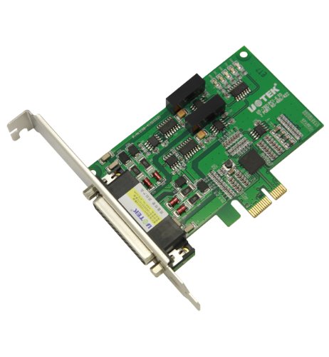 0799418888156 - UTEK UT-792I 2-PORTS PCI-E TO RS485/422 MULTI-SERIAL PORT CARD WITH ESD PROTECTION