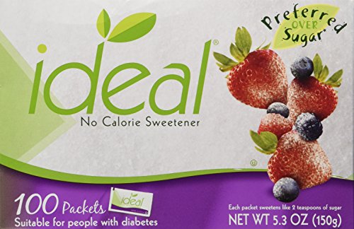 0799422569591 - IDEAL NO CALORIE SWEETENER 100 COUNT PACK OF 2
