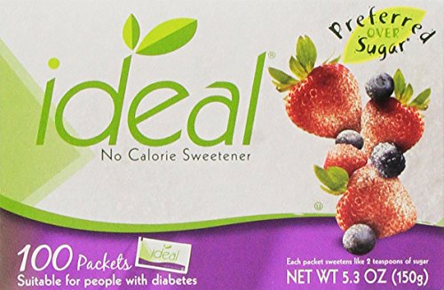 0799422569898 - IDEAL NO CALORIE SWEETENER 100 COUNT PACK OF 3