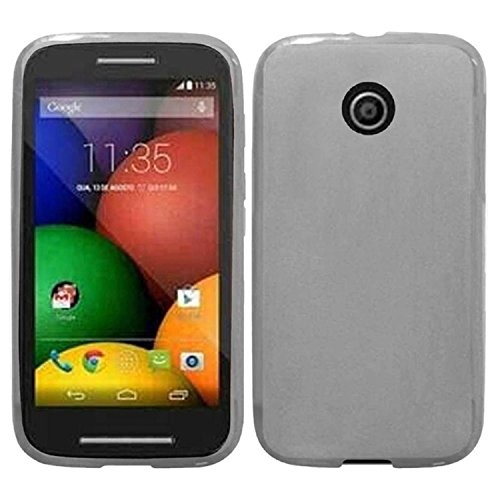 0799430850155 - HR WIRELESS MOTOROLA MOTO E XT830C FROSTED TPU COVER - RETAIL PACKAGING - CLEAR