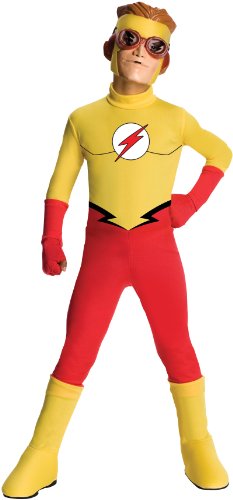 0799456527055 - YOUNG JUSTICE KID FLASH COSTUME SIZE: MEDIUM