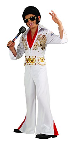 0799456528885 - RUBIES DELUXE ELVIS CHILD COSTUME, LARGE, ONE COLOR