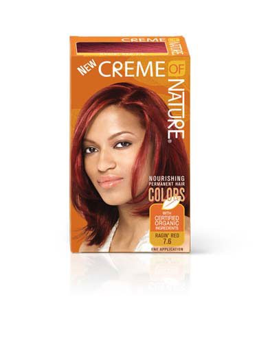 0799457711798 - CREME OF NATURE NOURISHING PERMANENT HAIR COLOR: 7.6 RAGIN' RED