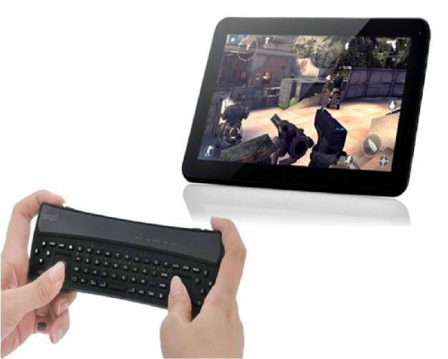0799475038266 - TECHNO S - BLACK IPEGA WIRELESS BLUETOOTH 3.0 KEYBOARD GAME CONTROLLER GAMEPAD KEYPAD JOYSTICK 2 IN 1 FOR SMARTPHONE / TABLET PC IOS AND ANDROID: IPHONE, IPAD, IPOD, KINDLE FIRE HD, ACER, AUSU, SAMSUNG, NEXUS 7, NOOK COLOR, ETC