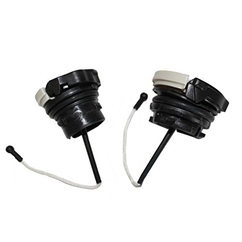 0799475461392 - PACK OF TANK FUEL CAP + OIL CAP FOR STIHL CHAINSAW MS171 MS181 MS192 MS192T MS200 MS210 MS200T MS211 MS230 MS240 MS250 MS260 MS340 MS360 MS380 MS381 HT100 HT101 HT250 HT130 HT131