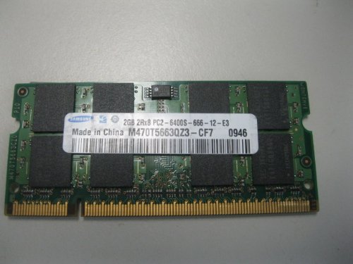0799493893120 - SAMSUNG 2GB 2RX8 PC2-6400S-666-12-E3 DDR2 RAM