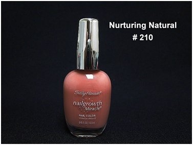 0799559170370 - SALLY HANSEN NAILGROWTH MIRACLE NAIL COLOR 0.45 FL OZ (210 NURTURING NATURAL) - FREE SHIPPING ON ORDERS $35 AND OVER