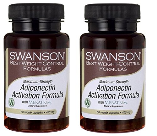 0799559299095 - SWANSON BEST WEIGHT CONTROL FORMULA ADIPONECTIN ACTIVATION 400MG (2 BOTTLES EACH OF)
