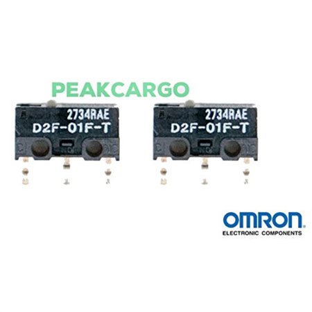 0799599174949 - QTY 2 OMRON D2F-01F-T MICRO SWITCH MICROSWITCH FOR RAZER LOGITECH APPLE MOUSE