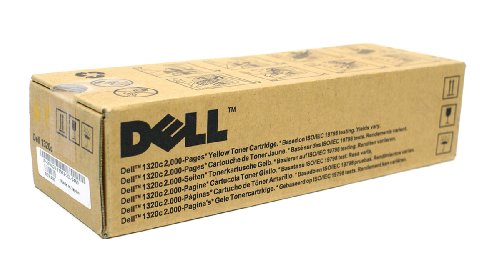0799599476722 - GENUINE PN124 DELL 1320C PRINTER HIGH YIELD YELLOW TONER CARTRIDGE COMPATIBLE PART NUMBERS: PN124