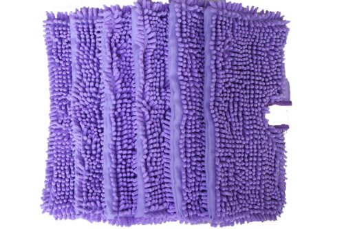 0799599866769 - GENERIC REPLACEMENT DUSTER PADS SUITABLE FOR SHARK POCKET STEAM MOP S3501 (PACK OF 6) (PURPLE)