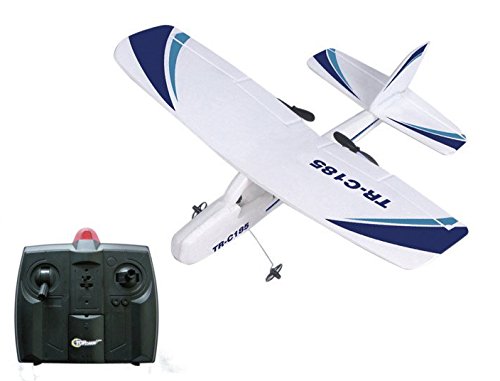 0799632950387 - TOP RACE CESSNA C185 ELECTRIC 2 CH INFRARED REMOTE CONTROL RC AIRPLANE, READY TO FLY (COLORS VARY)