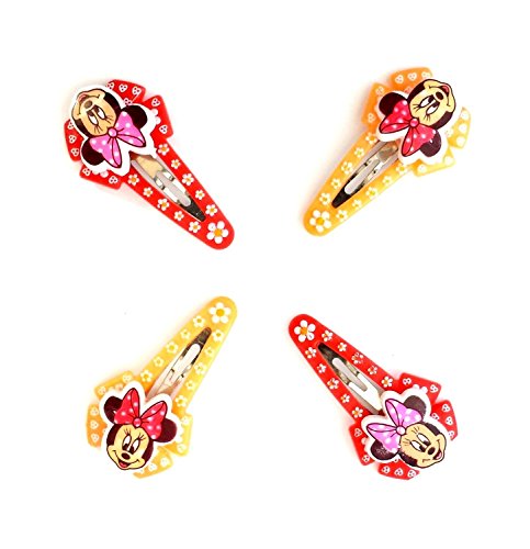 0799637309586 - AVIRGO 4 PCS MINNIE MOUSE HAIR CLIPS HAIRPIN BOBBYPIN - ASSORTED COLORS