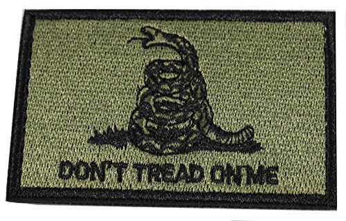0799648587928 - HORIZON DON'T TREAD ON ME - TACTICAL MORALE EMBROIDERY PATCH - COYOTE TAN