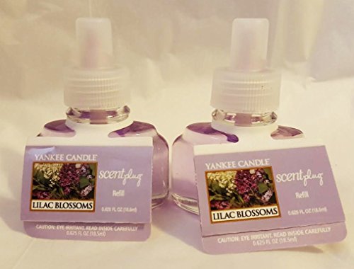 0799662075814 - SET OF 2 YANKEE CANDLE LILAC BLOSSOMS SCENT-PLUG REFILL BOTTLES SCENT PLUG HOME FRAGRANCE REFILLS