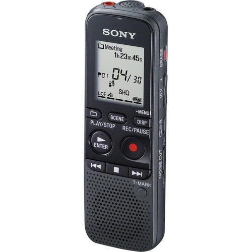 0799665005191 - SONY DIGITAL PROFESSIONAL FLASH VOICE RECORDER WITH 4GB INTERNAL FLASH MEMORY, UP TO 1,073 HOURS OF MAXIMUM RECORDING TIME, EASY-TO-USE FILE TRANSFER CAPABILITY TO PC/MAC, MEMORY CARD EXPANSION SLOT, SCENE SELECT, INTELLIGENT NOISE CUT FOR NOISE-FREE REC